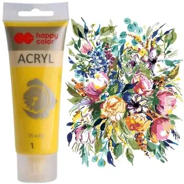 farba-akrylowa-happy-color-tubka-75-ml-zolty-nr-1
