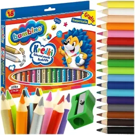 kredki-bambino-grube-okragle-jumbo-w-drewnie-18-kolorow-temperowka