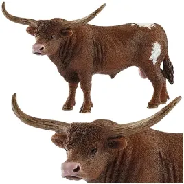 schleich-teksanski-byk-dlugorogi-figurka-kolekcjonerska-recznie-malowana