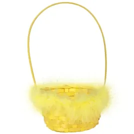 zolty-koszyk-wielkanocny-do-swieconki-z-piorkami-17-cm-ozdoba-dekoracja