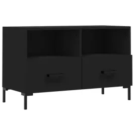 szafka-tv-80x36x50-cm-czarna-drewno-zelazo