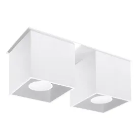 bialy-kwadrat-2x-gu-10-quad-plafon-lampa-sufitowa