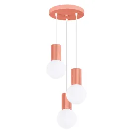 lampa-wiszaca-morelowa-tuba-klosz-kula-halo-3xg9-brzoskwiniowa-do-salonu