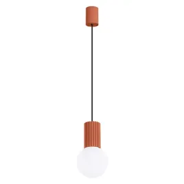 czerwony-ceglana-lampa-wiszaca-halo-1xg9-ochra-tuba-klosz-do-domu-biura