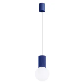 lampa-wiszaca-niebieska-kobalt-halo-1xg9-tuba-ryflowana-klosz-kula-do-domu