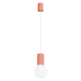 lampa-wiszaca-halo-1xg9-brzoskwiniowa-morelowa-tuba-ryflowana-z-kloszem