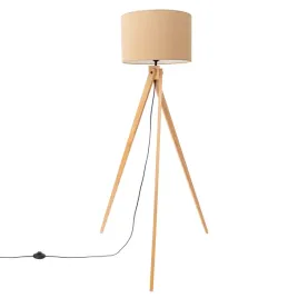 lampa-podlogowa-bezowa-drewniana-z-abazurem-natt-lampa-stojaca-taupe