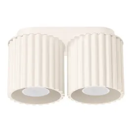 plafon-bezowy-tuba-ryflowana-aura-2xgu10-lampa-sufitowa-spot-do-kuchni
