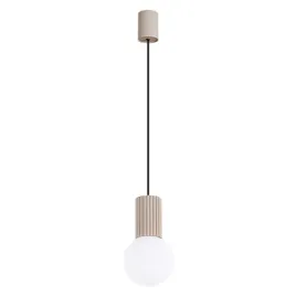 lampa-wiszaca-popielato-kremowa-tuba-kula-klosz-halo-1-taupe-do-lazienki