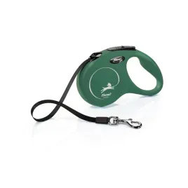 flexi-smycz-automatyczna-new-classic-tasma-m-5m-do-25kg-oliwkowa