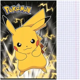 zeszyt-szkolny-a5-kratka-32-kartki-70g-okladka-laminowana-pokemon-pikachu