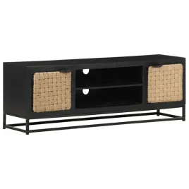 szafka-tv-industrialna-z-jutowymi-drzwiczkami-120x30x40-cm-czarne-drewno