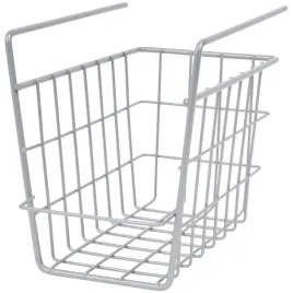 polka-wiszaca-kosz-zawieszany-do-szafy-mebli-metalowy-srebrny-24x16x19-5kg