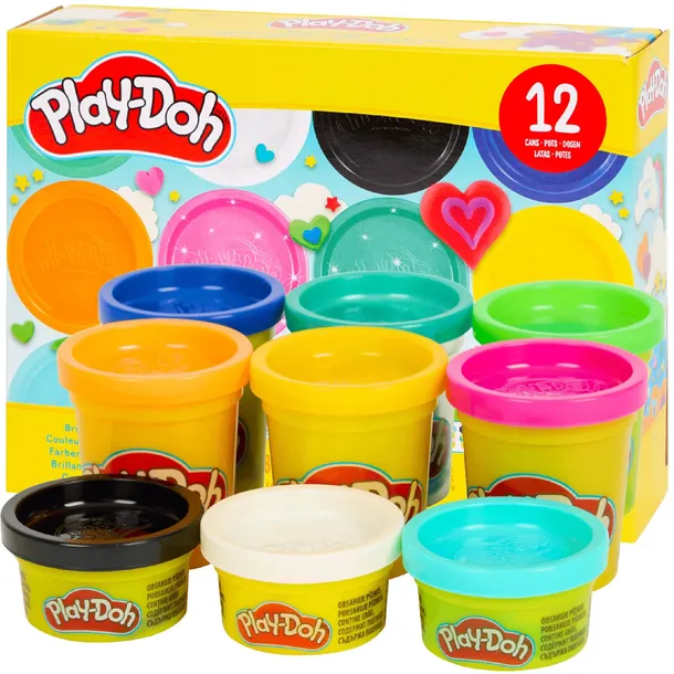CIASTOLINA MODELINA PLAY-DOH ZESTAW 12 KOLORÓW 567g MASA PLASTYCZNA HASBRO