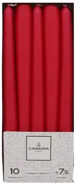 swiece-do-kolacji-candra-10-szt-czerwone-24-cm