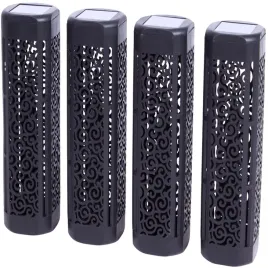 lampa-solarna-ogrodowa-stojaca-wbijana-6x33-cm-zestaw-4-szt-czarne-slimak