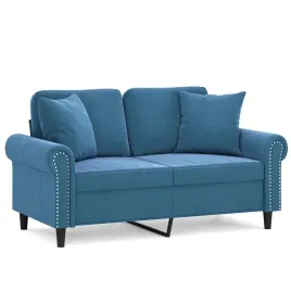 2-osobowa-sofa-z-poduszkami-niebieska-120-cm-aksamit