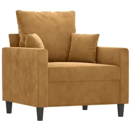 fotel-brazowy-60-cm-obity-aksamitem