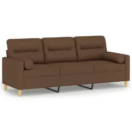 sofa-3-osobowa-brazowa-198x77x80-cm-poduszki-15x50-cm