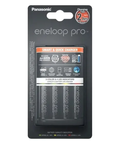 ladowarka-panasonic-smartplus-4x-aa-eneloop-pro-2500-mah