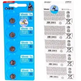 5x-bateria-litowa-vinnic-1025-cr1025-blister-termin-waznosci-do-2035r