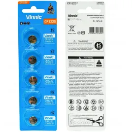 5x-bateria-litowa-cr-1220-vinnic-cr1220-3v-termin-waznosci-do-2035r