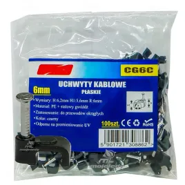 100x-uchwyt-kabla-flop-6-plaski-czarne-56-6-x-100szt-na-przewod-2x1mm