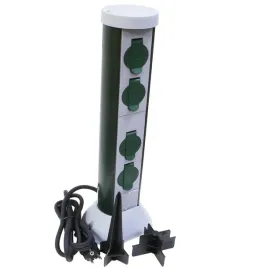 slupek-ogrodowy-4-gniazda-przewod-wtyczka-ip44-230v