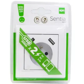 sentia-gniazdo-pojedyncze-16a-usb-2x21a-5vd-ramka