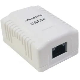 gniazdo-teleinformatyczne-natynkowe-utp-rj45-kat-5-biale
