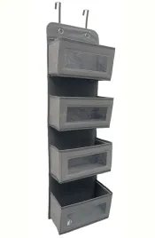 organizer-na-drzwi-wiszacy-4-pojemne-kieszenie-jasnoszary-zawieszany