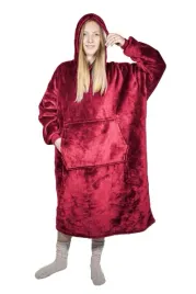 kocobluza-futrzak-ponczo-dluga-bluza-z-kapturem-uniwersalna-bordo-roz