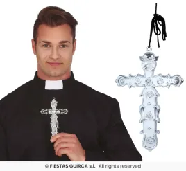 krzyz-ksiedza-srebrny-naszyjnik-ksiadz-zakonnik-zakonnica-egzorcysta