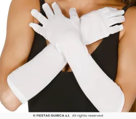 rekawiczki-biale-dlugie-42cm-lata-20