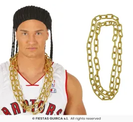 lancuch-zloty-wisior-kieta-disco-bizuteria-pimpa-araba-lata-80-90