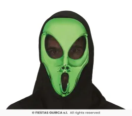 maska-kosmity-z-kapturem-plastikowa-zielona-obcy-ufo-alien