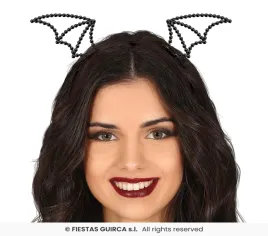 opaska-skrzydelka-czarna-nietoperza-skrzydla-metalowa