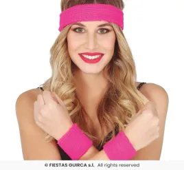 zestaw-fitness-frotki-opaska-lata-80-90-disco-rozowe-sciagacze