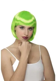 peruka-bob-neonowa-kolorowa-wlosy-zielone-disco