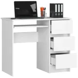 biurko-komputerowe-a-6-90-cm-stolik-prawe-3-szuflady-1-polka-male-biale-stan-nowy