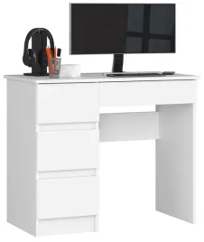 biurko-dla-dziecka-biale-90-cm-4-pojemne-szuflady