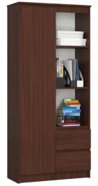 regal-mlodziezowy-80-wenge-szuflady-7-polek