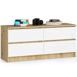komoda-do-salonu-120-dab-artisan-biala-4-szuflady