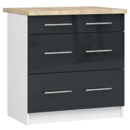 szafka-kuchenna-z-blatem-oliwia-80-cm-3-szuflady-biala-grafit-polysk