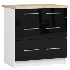 szafka-kuchenna-stojaca-80-cm-3-szuflady-pojemna-biala-front-czarny-polysk