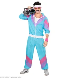 stroj-dres-niebieski-kostium-disco-lata-80-90-dresy-kresz-sportowiec-s