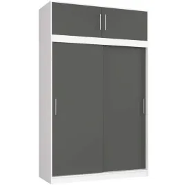 szafa-przesuwna-z-nadstawka-150-cm-garderoba-4-drzwi-8-polek-biala-szara