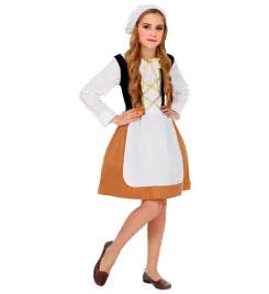 stroj-sredniowiecznej-dziewczyny-wiesniaczki-dla-dziewczynki-dzieciecy-116