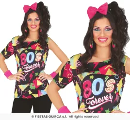 koszulka-disco-t-shirt-lata-80-bluzka-klubowa-asymetryczna-m