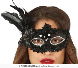 maska-wenecka-cekinowa-czarna-z-piorkiem-kwiat